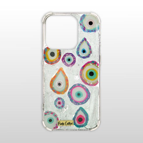 ojo turco pastel-plateado