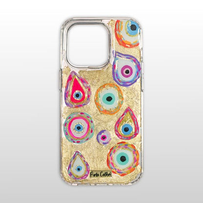 ojo turco- pastel dorada