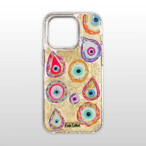 ojo turco- pastel dorada